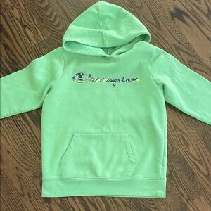 Champion Kids Light Mint Green Hooded Sweatshirt